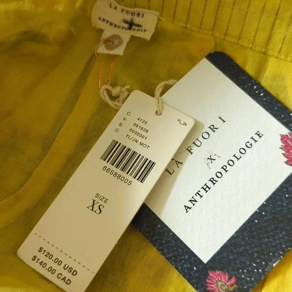 Anthropologie La Fuori Embroidered Shorts Floral Embroidery High Rise - Picture 8 of 9